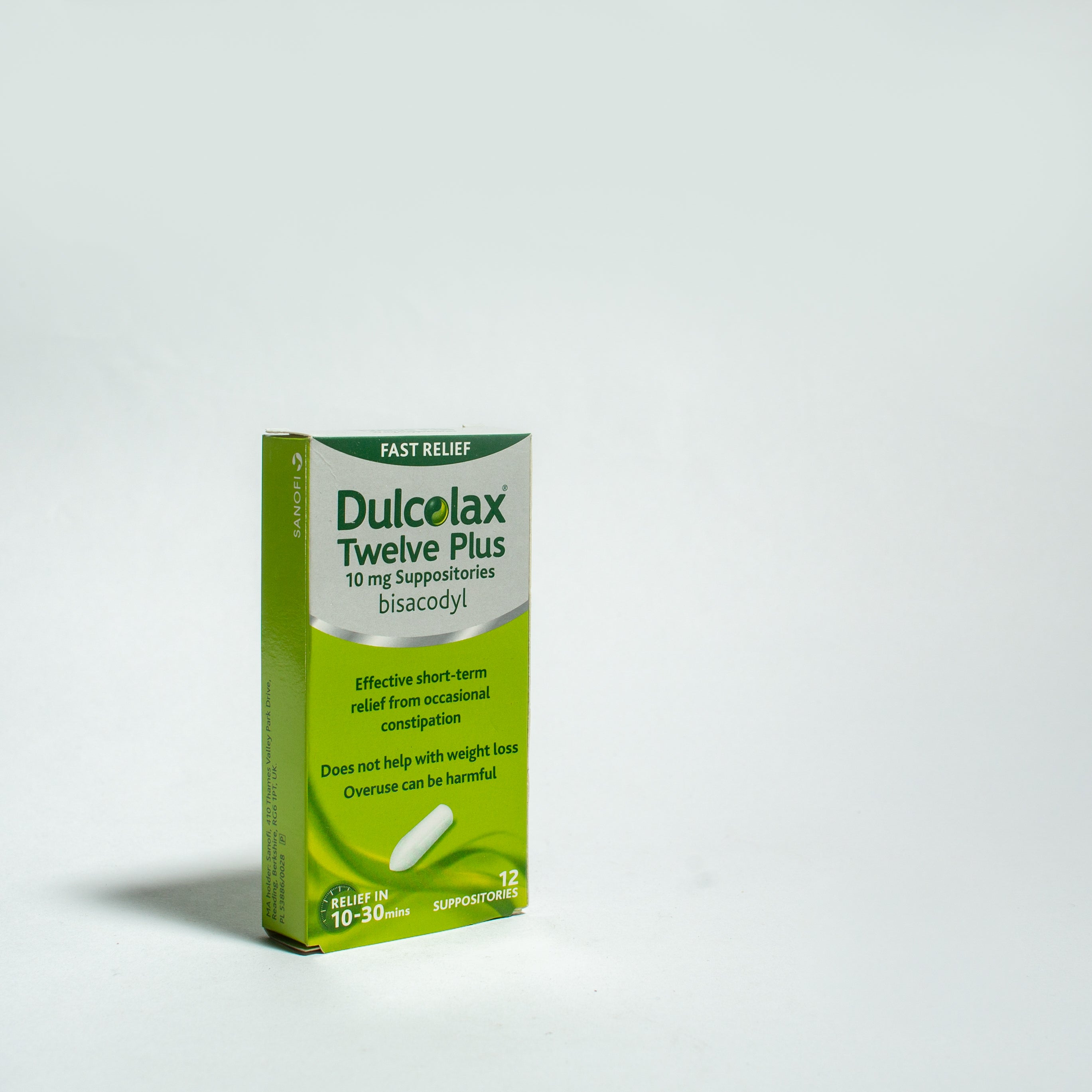 Dulcolax 10mg Supp 12's