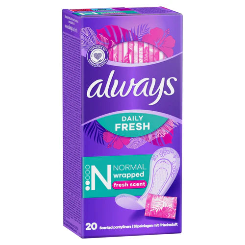 Always Panty Liner Dailies 20's