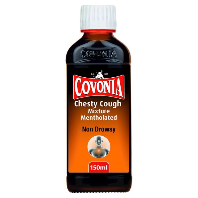 Covonia Chesty Cough Mixture Expectorant Syr 150ml