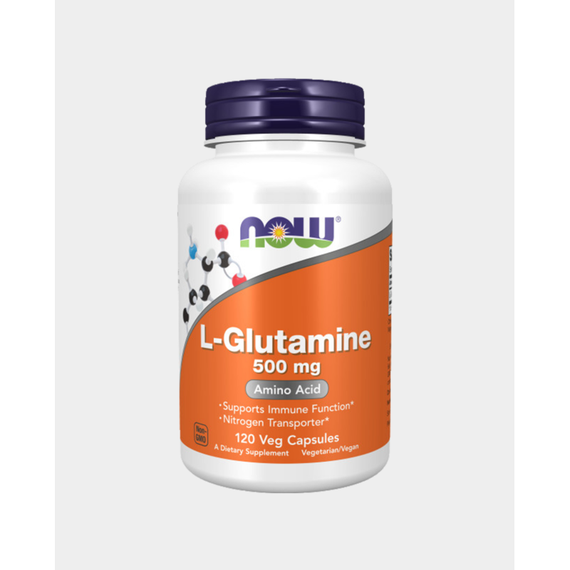 Now L-Glutamine 500mg Cap 120's
