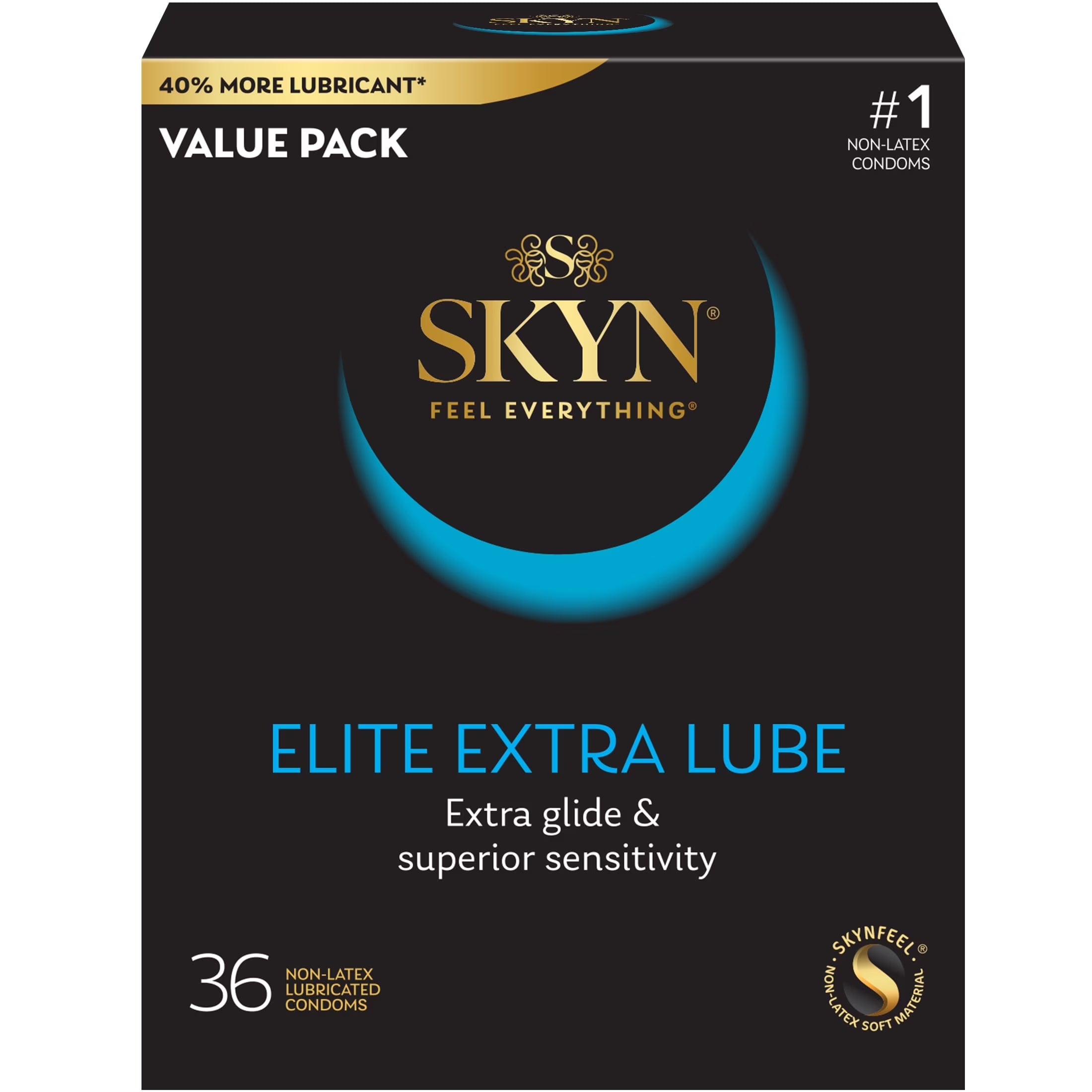 Skyn Elite Extra Lube 36's Condoms